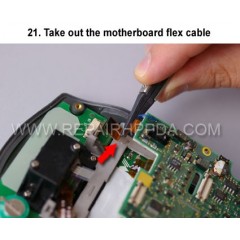 21 Take out the motherboard flex cable